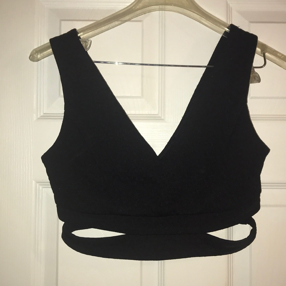 Stylish Black Crop Top